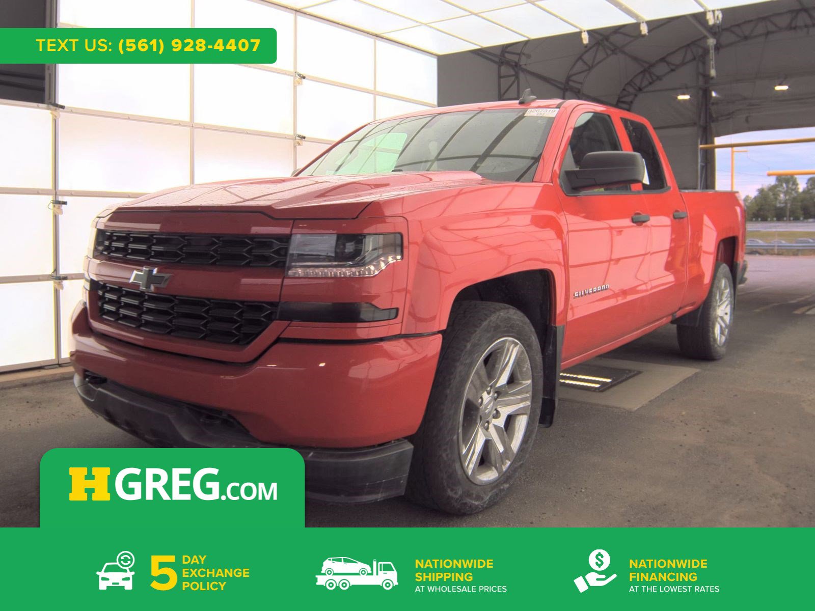 Used 2018 Chevrolet Silverado 1500 Custom w/ Custom Value Package AWD/4WD image 1
