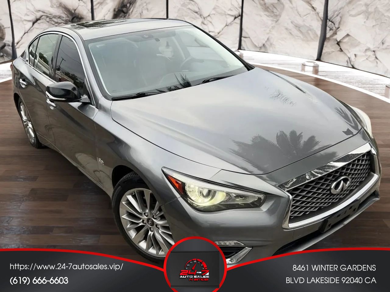 Used 2019 INFINITI Q50 Luxe AWD/4WD image 42