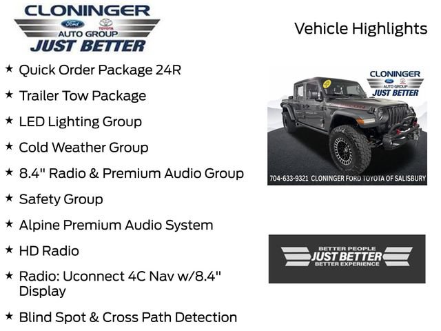 Used 2020 Jeep Gladiator Rubicon AWD/4WD image 3