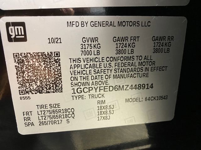 Certified 2021 Chevrolet Silverado 1500 LT Trail Boss image 30