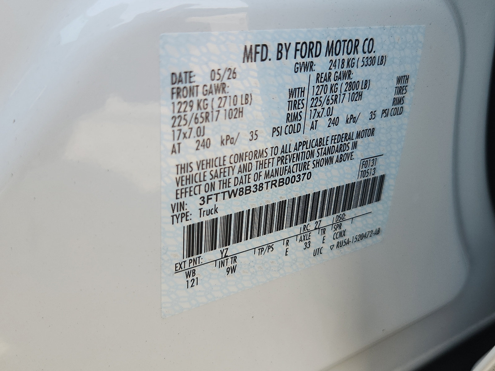 New 2026 Ford Maverick XL w/ Equipment Group 101A AWD/4WD image 16