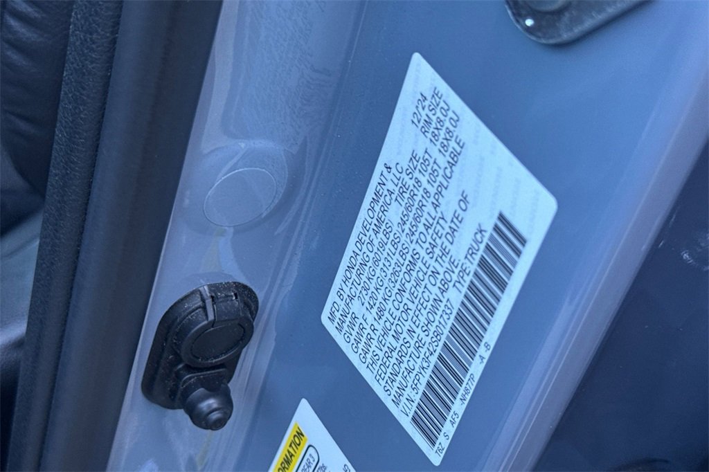 Certified 2025 Honda Ridgeline RTL+ image 29