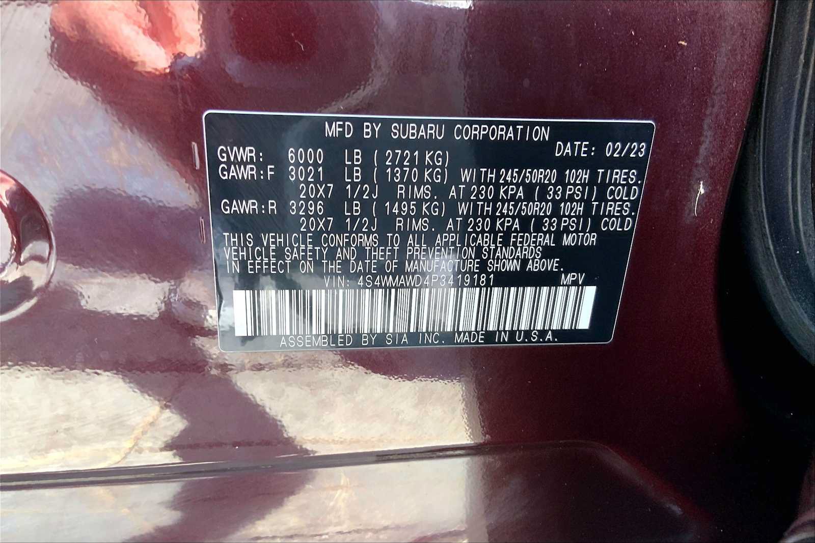 Used 2023 Subaru Ascent Touring AWD/4WD image 31