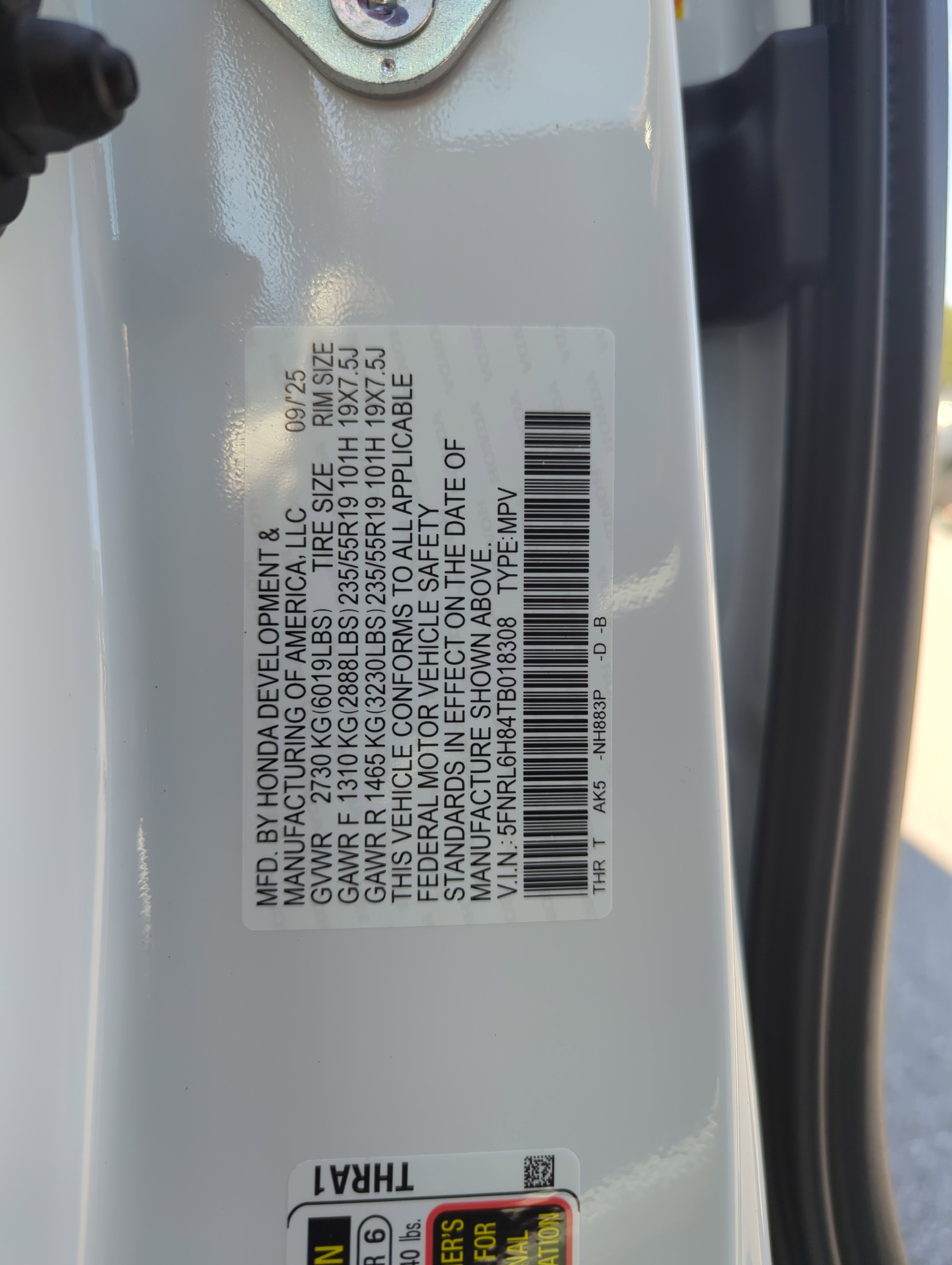 New 2026 Honda Odyssey Touring image 31