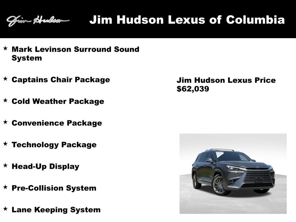 Certified 2024 Lexus TX 350 FWD w/ Technology Package image 4
