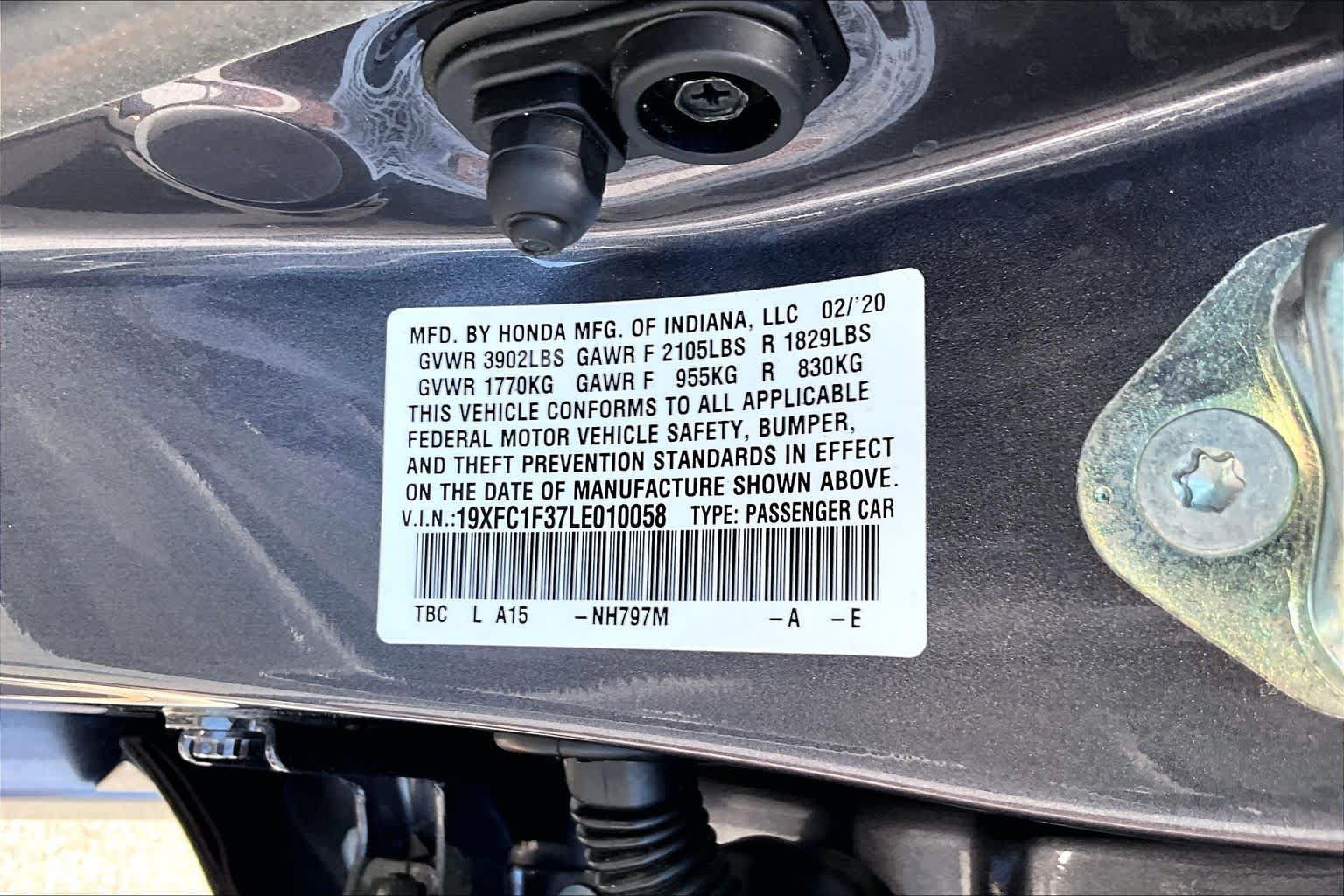 Used 2020 Honda Civic EX image 36