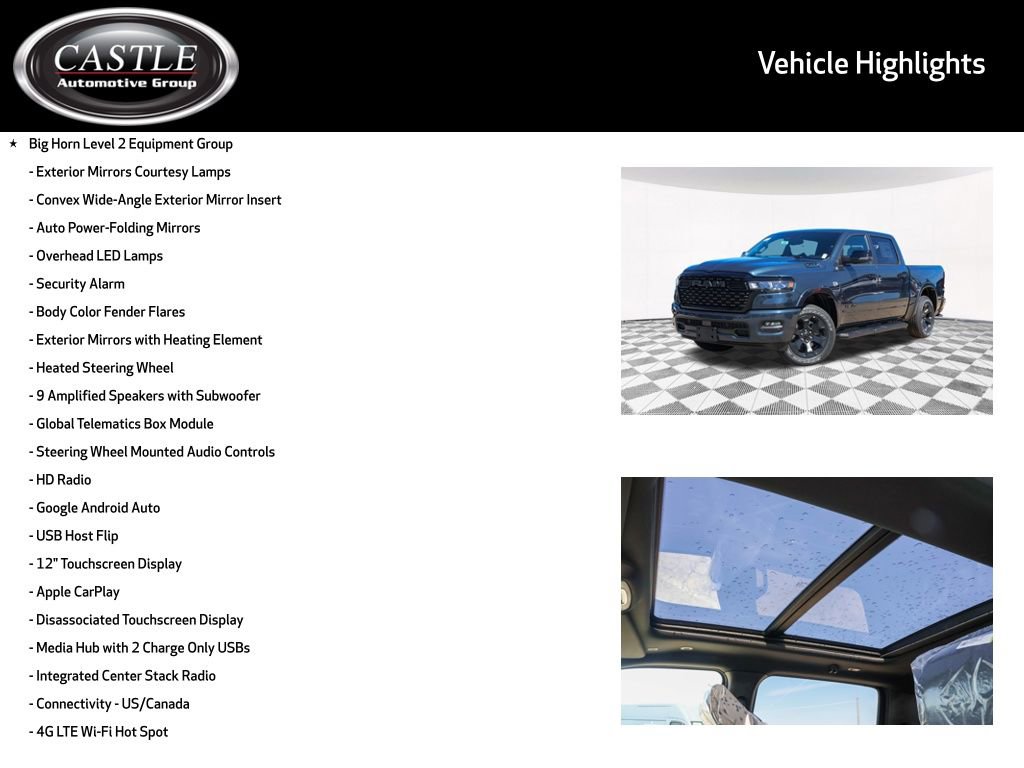 New 2026 RAM 1500 Big Horn AWD/4WD image 6