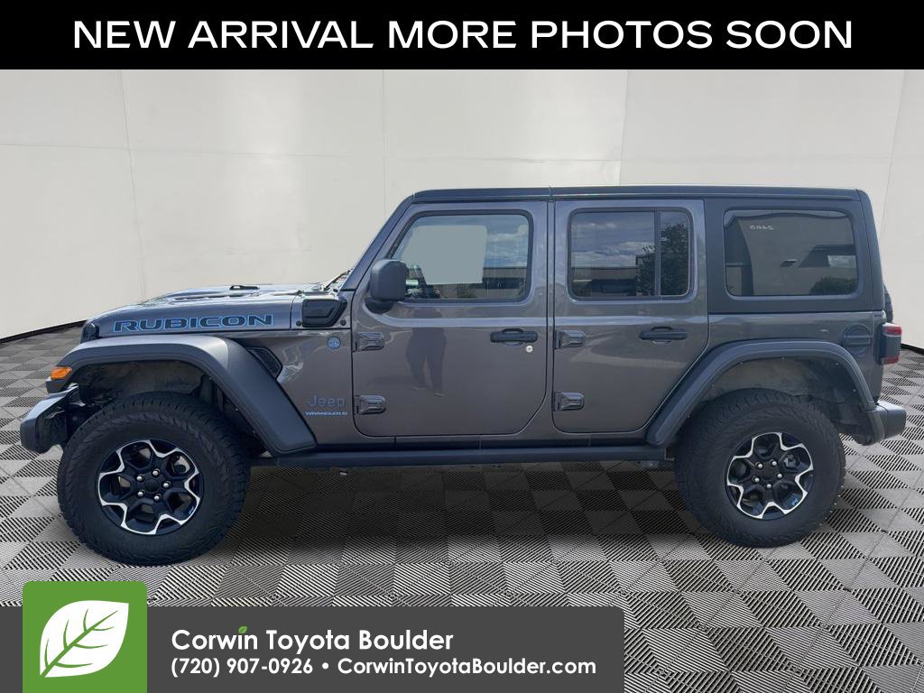 Used 2023 Jeep Wrangler Unlimited Rubicon 4xe w/ Cold Weather Group AWD/4WD image 4