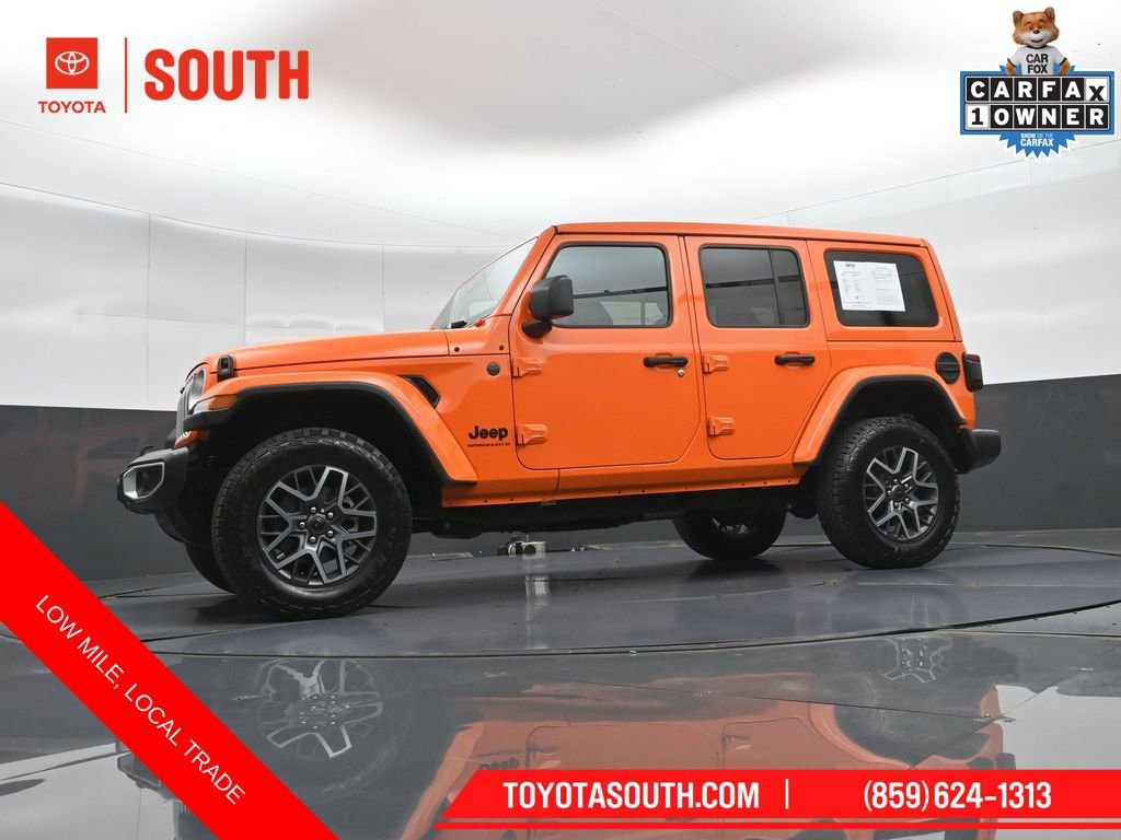 Used 2025 Jeep Wrangler Sahara w/ Technology Group AWD/4WD image 46