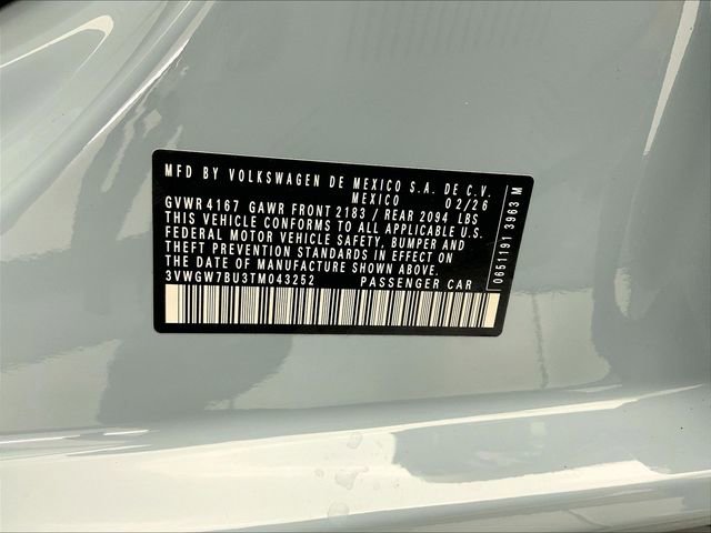 New 2026 Volkswagen Jetta SEL FWD image 8