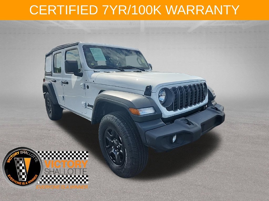 Certified 2025 Jeep Wrangler Unlimited Sport AWD/4WD image 1