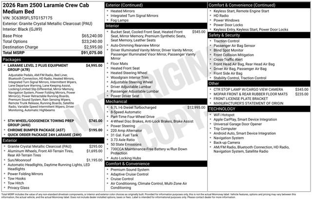 New 2026 RAM 2500 Laramie image 45