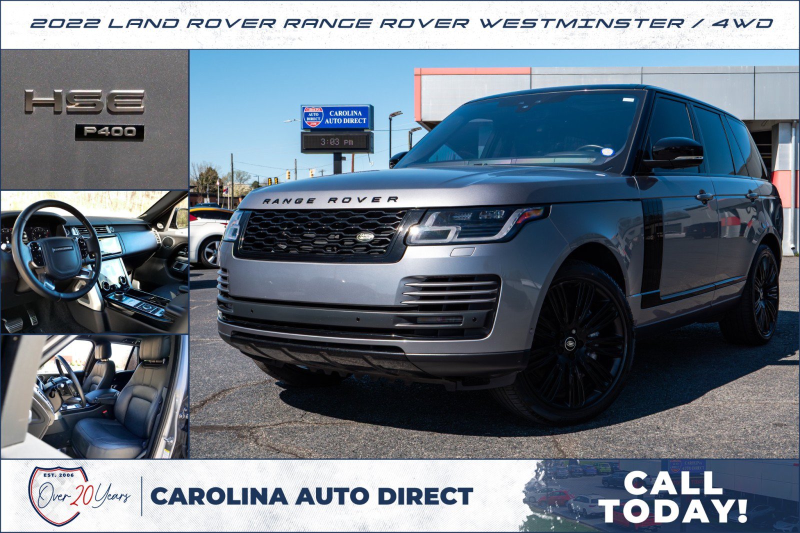 Used 2022 Land Rover Range Rover Westminster Edition AWD/4WD image 1