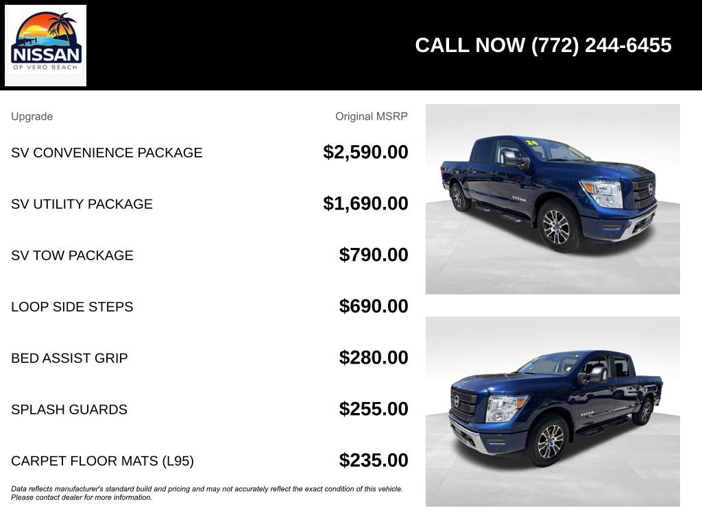 Used 2024 Nissan Titan SV w/ SV Convenience Package image 6