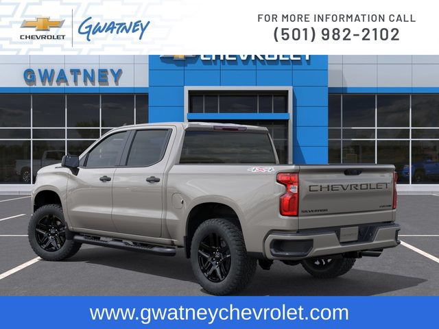 New 2026 Chevrolet Silverado 1500 Custom w/ Turbomax Blackout Package AWD/4WD image 3