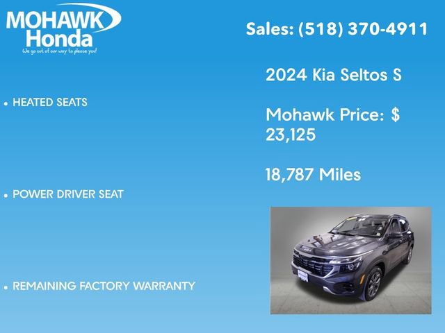 Used 2024 Kia Seltos S AWD/4WD image 14