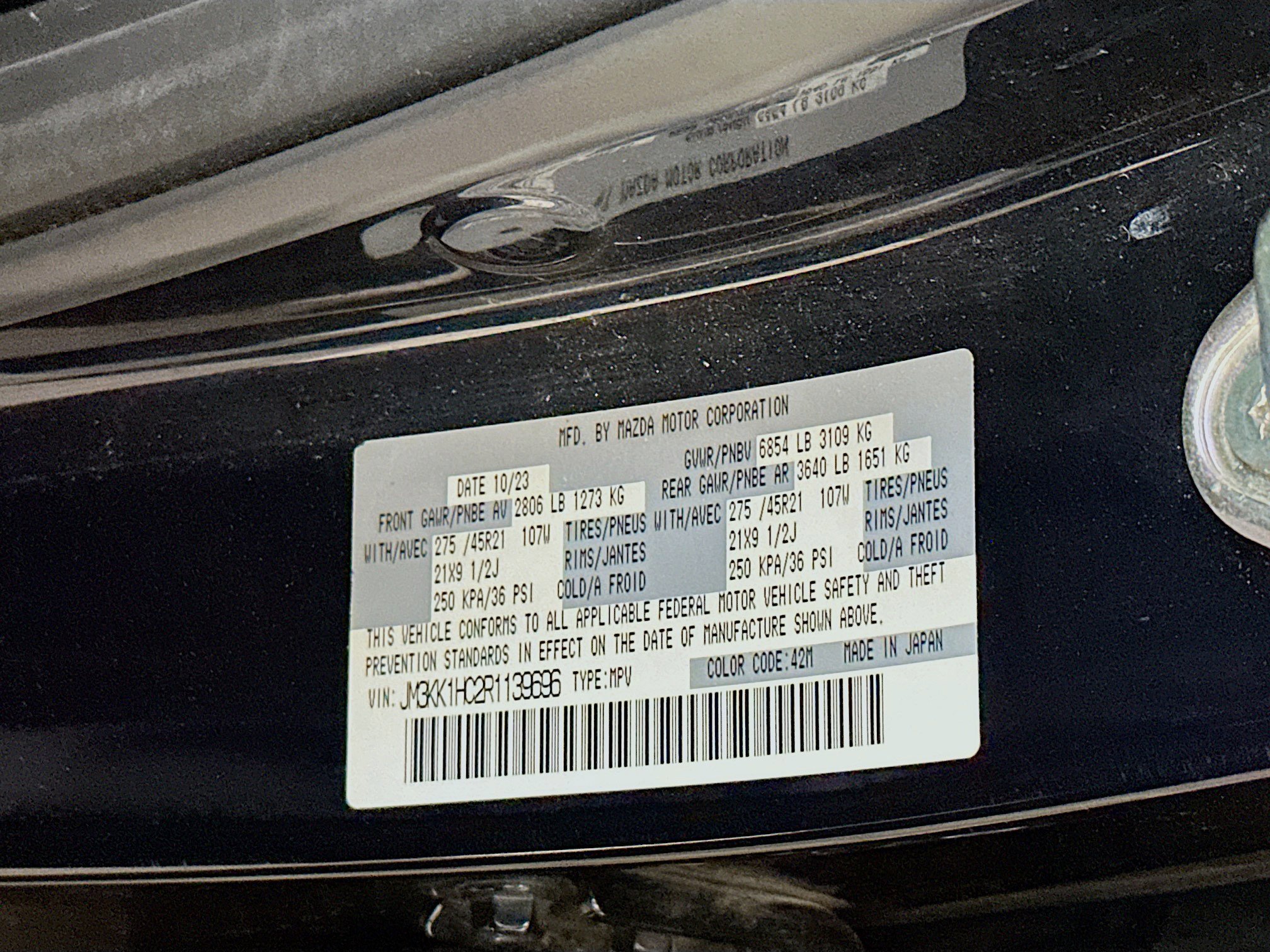 Used 2024 MAZDA CX-90 3.3 Turbo S image 12