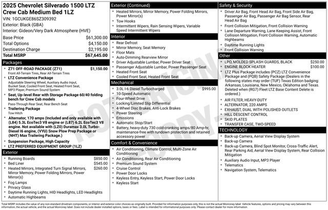 Certified 2025 Chevrolet Silverado 1500 LTZ w/ Z71 Off-Road Package image 6