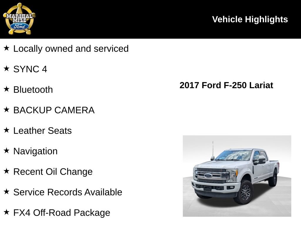 Used 2017 Ford F250 Lariat w/ Lariat Value Package AWD/4WD image 2