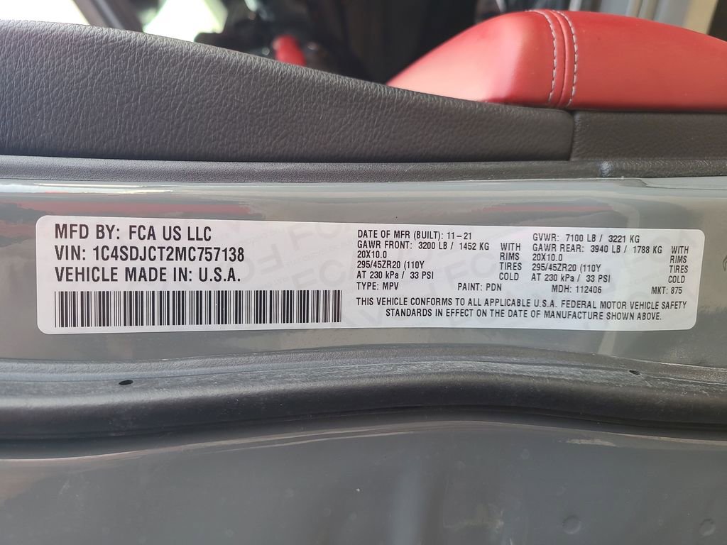 Used 2021 Dodge Durango R/T w/ Tow 'N Go Package image 45