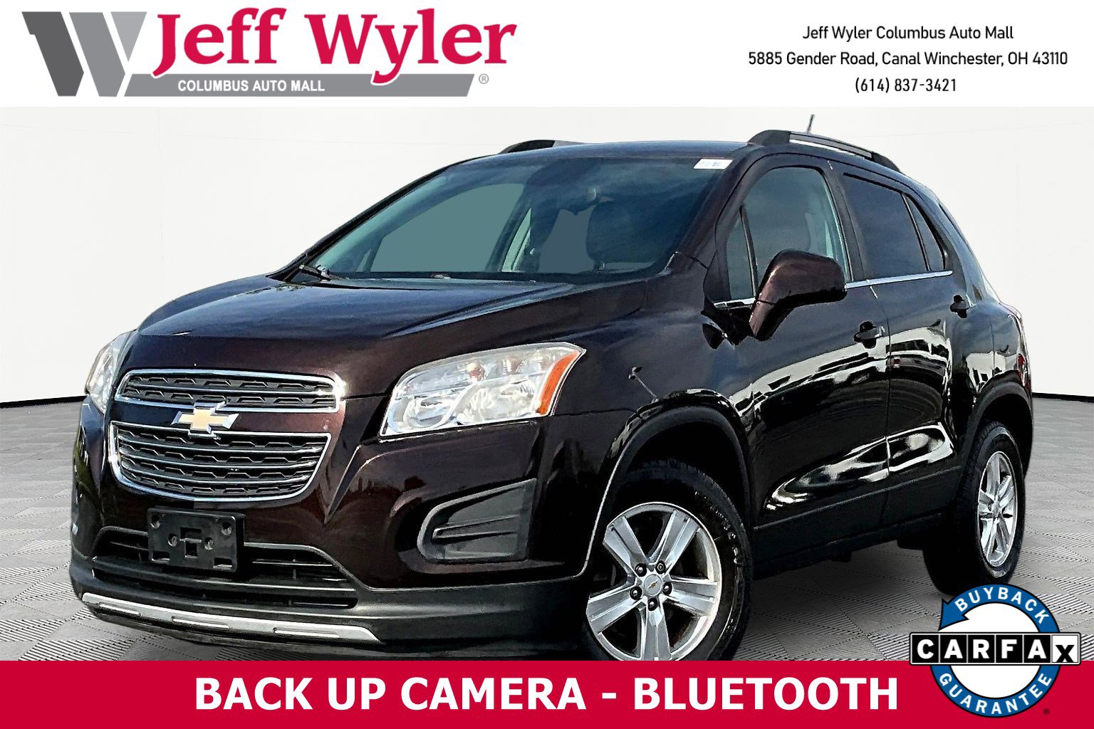 Used 2015 Chevrolet Trax LT w/ LT Sun and Sound Package AWD/4WD image 1