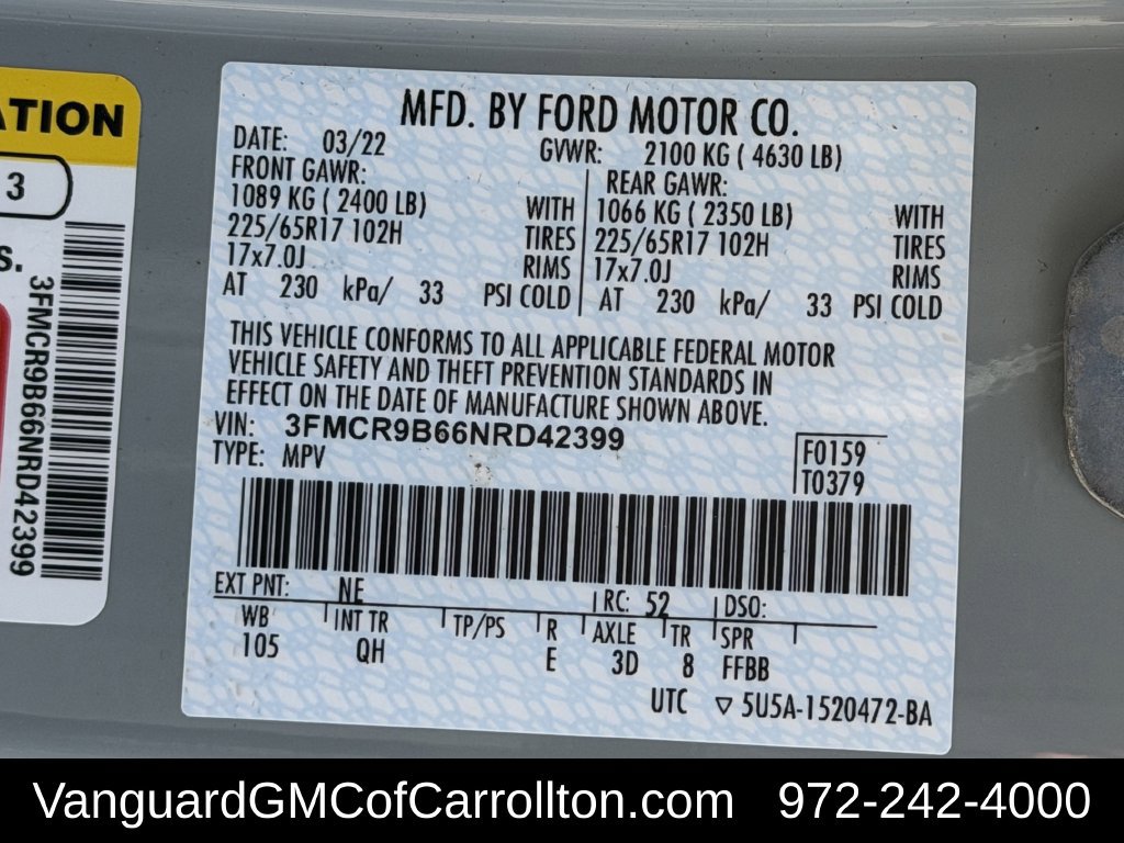 Used 2022 Ford Bronco Sport Big Bend AWD/4WD image 31