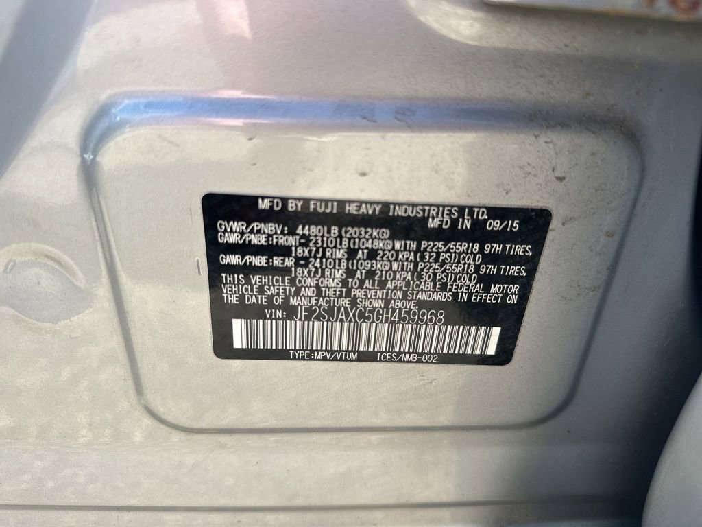 Used 2016 Subaru Forester 2.5i Touring w/ Eyesight & Navigation System image 39