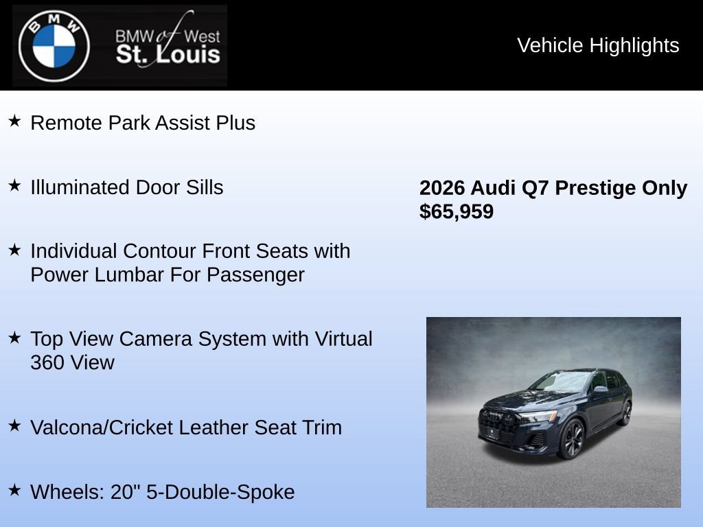 Used 2026 Audi Q7 3.0T Prestige AWD/4WD image 29