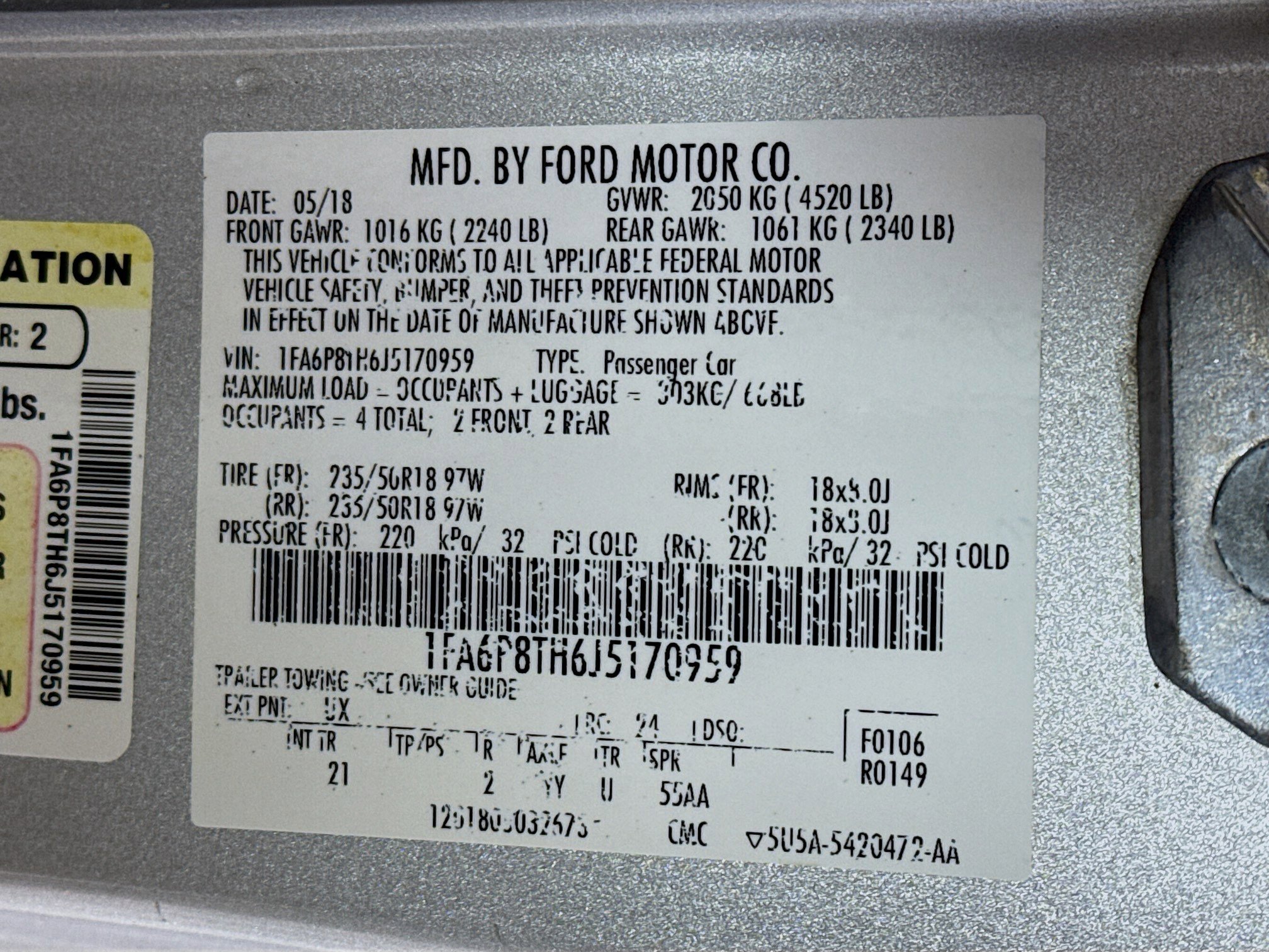 Used 2018 Ford Mustang Coupe w/ Equipment Group 101A image 38