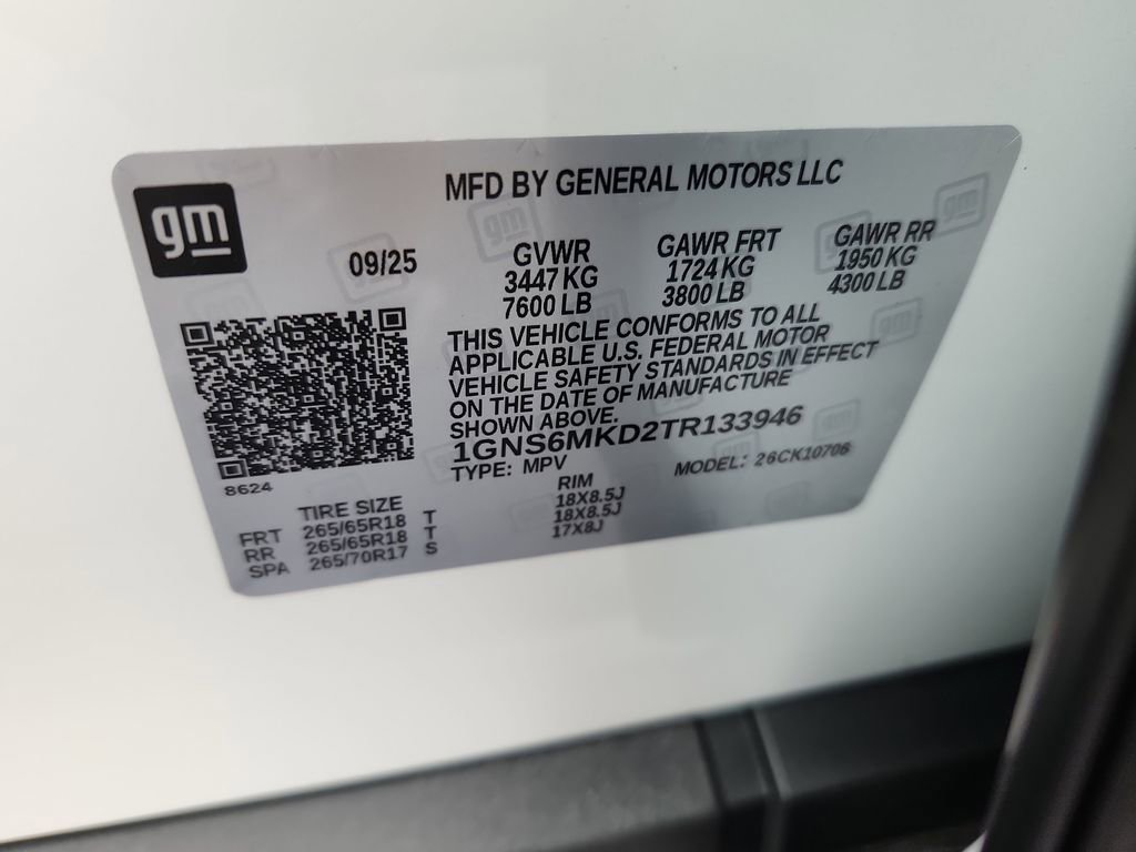 New 2026 Chevrolet Tahoe LS w/ Max Trailering Package image 15