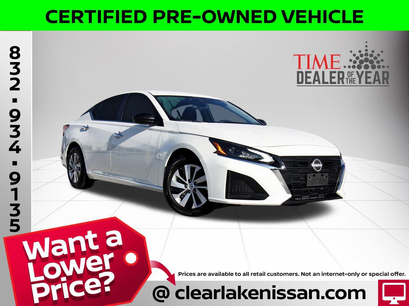 Certified 2025 Nissan Altima 2.5 S