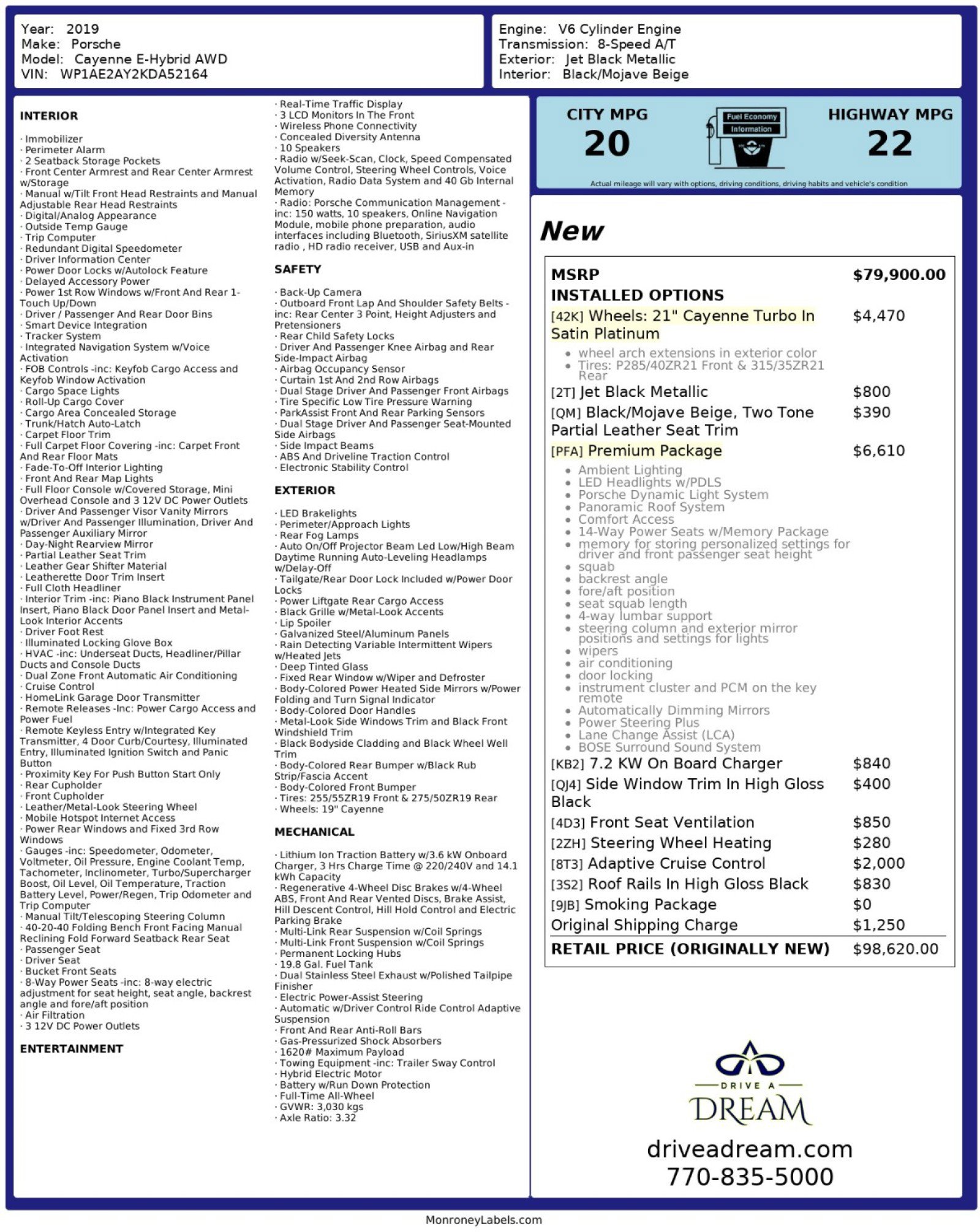 Used 2019 Porsche Cayenne E-Hybrid image 57