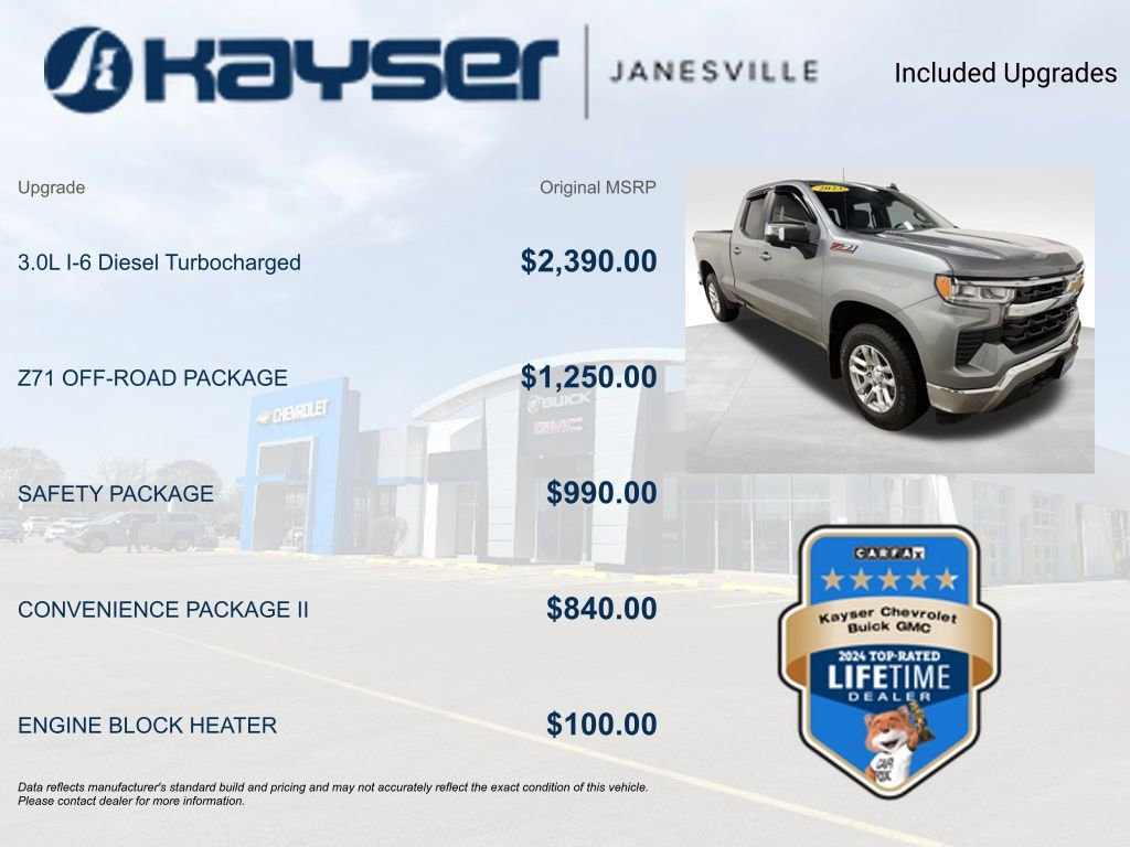 Certified 2023 Chevrolet Silverado 1500 LT w/ Z71 Off-Road Package image 2