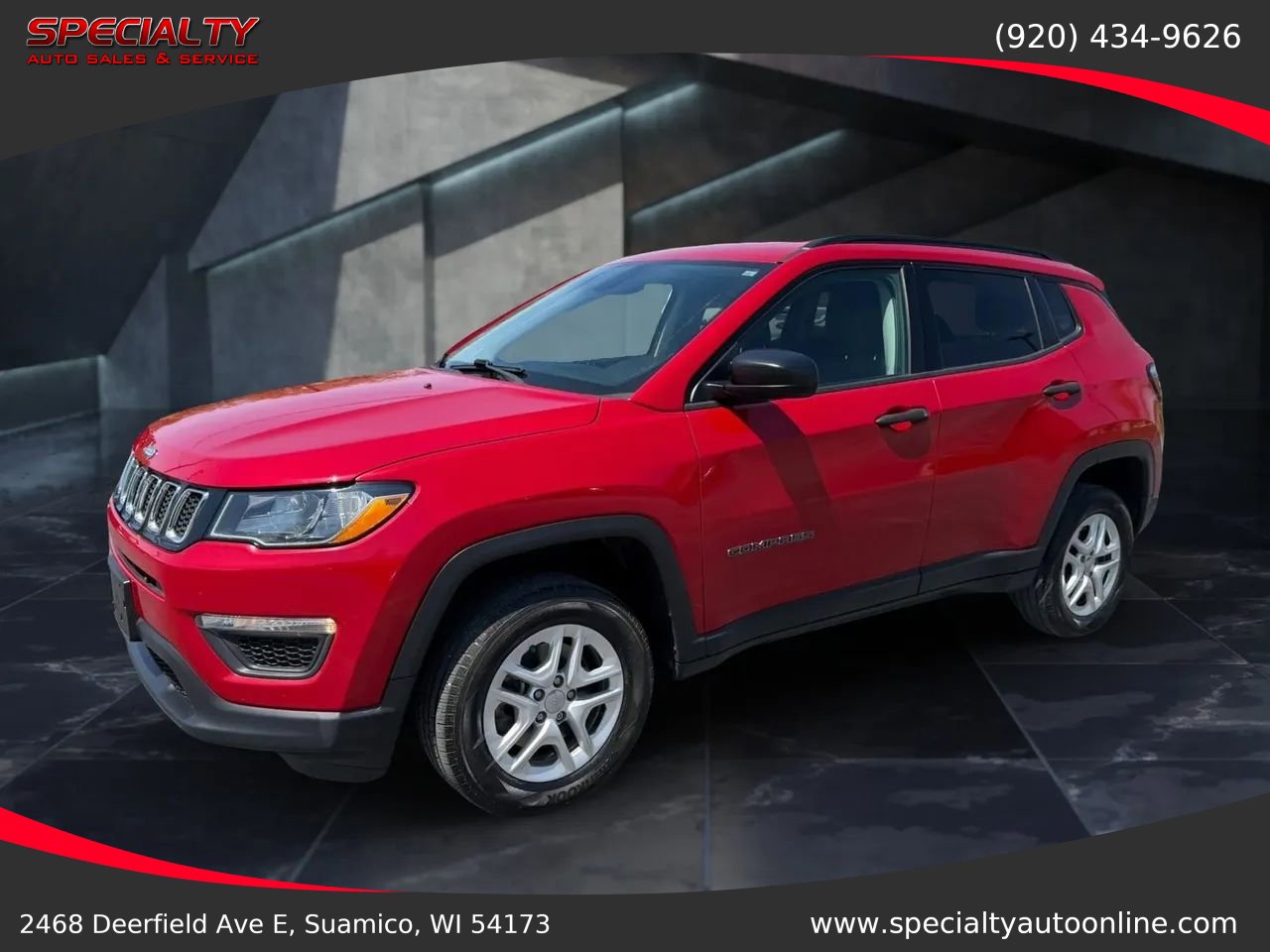 Used 2018 Jeep Compass Sport w/ Cold Weather Group AWD/4WD image 6