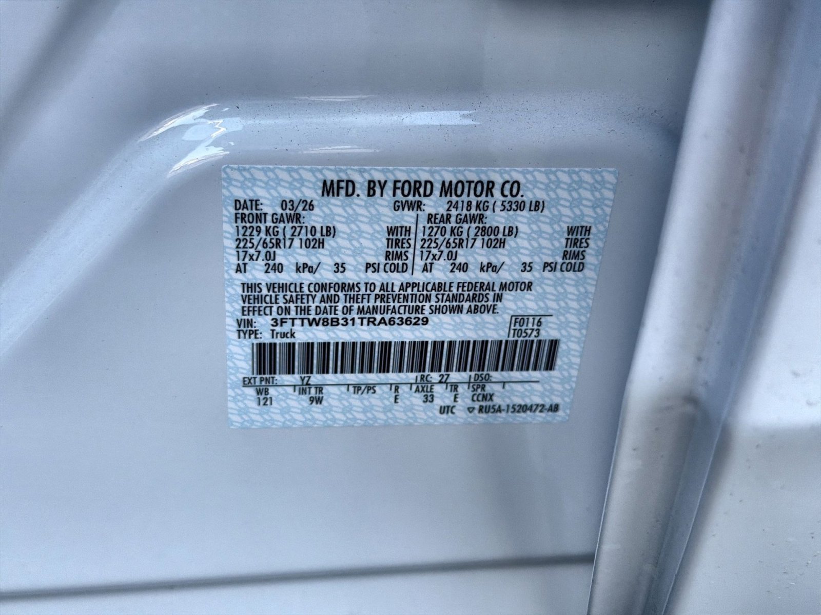 New 2026 Ford Maverick XL AWD/4WD image 35