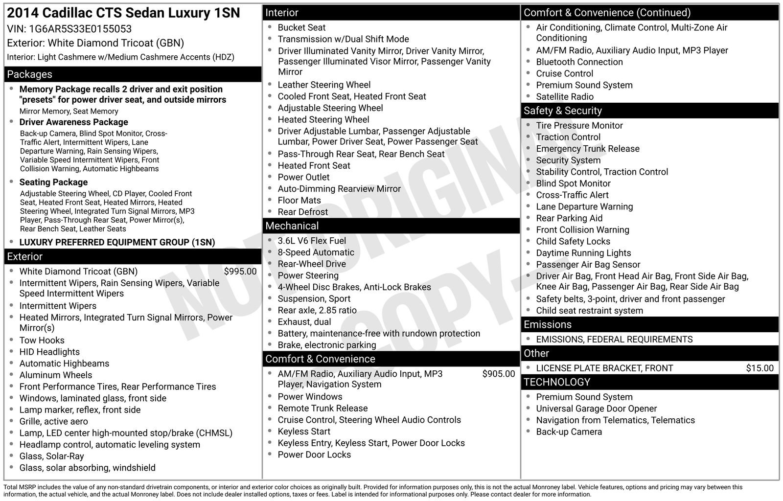 Used 2014 Cadillac CTS Luxury