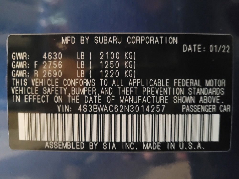 Used 2022 Subaru Legacy Premium AWD/4WD image 33