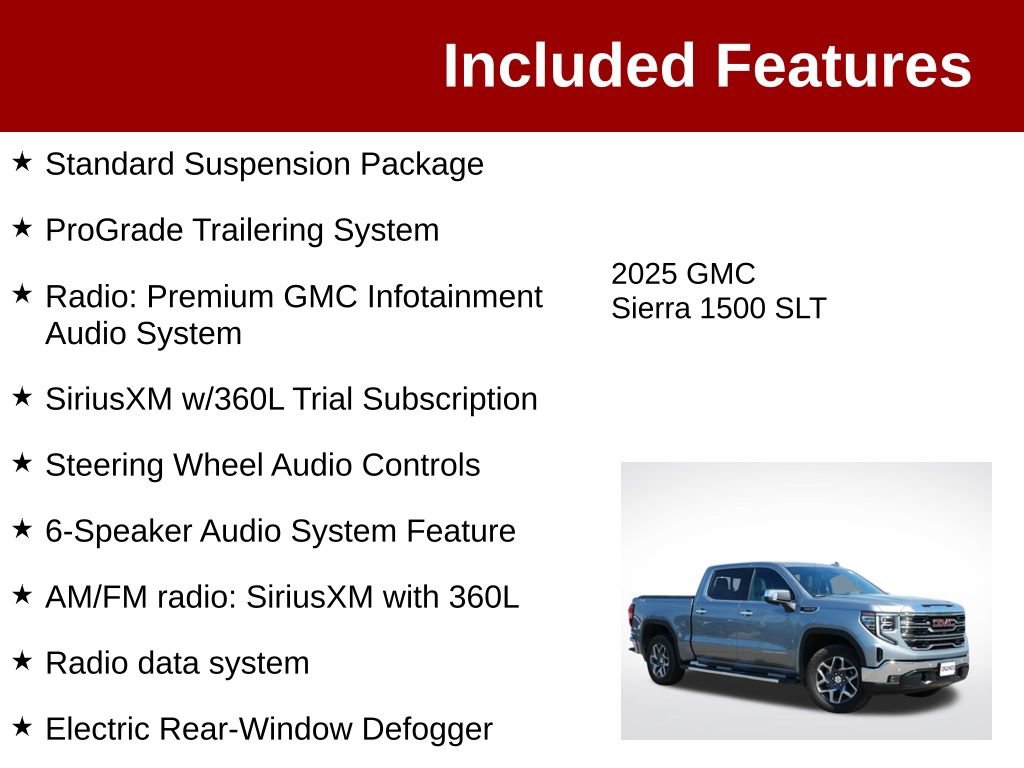 Used 2025 GMC Sierra 1500 SLT w/ SLT Premium Plus Package AWD/4WD image 4
