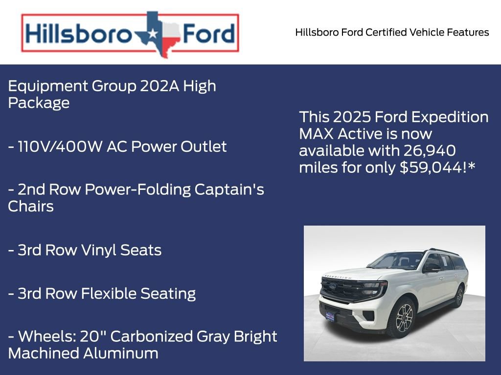 Certified 2025 Ford Expedition Max Active AWD/4WD image 5