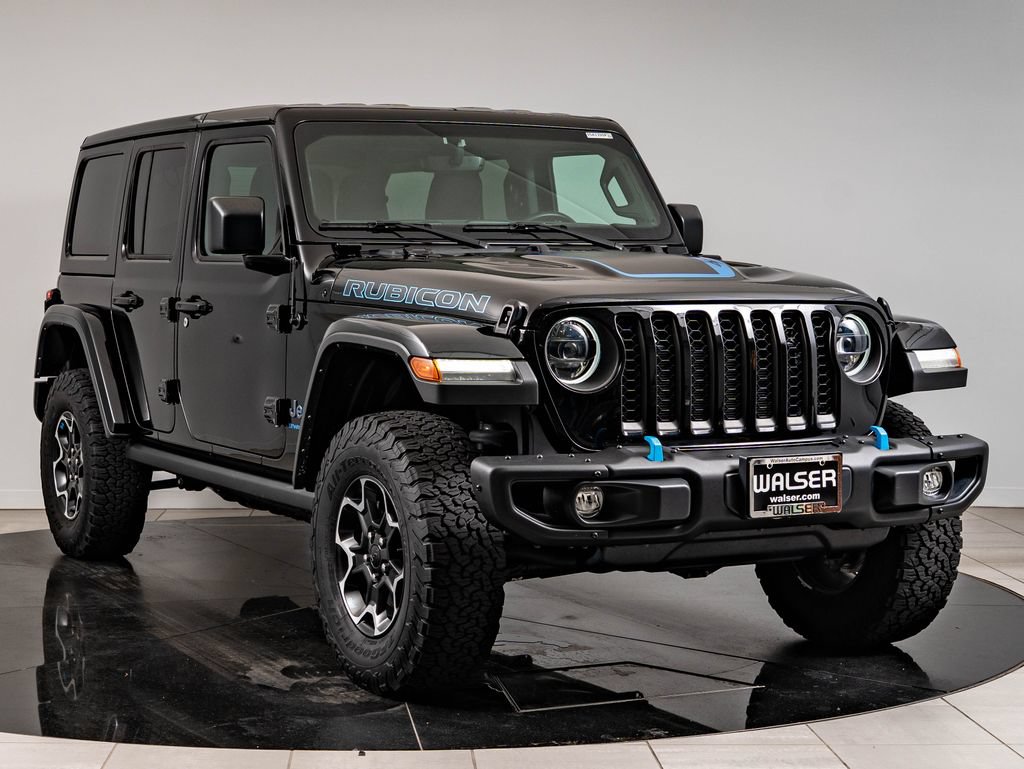 Used 2023 Jeep Wrangler Unlimited Rubicon 4xe w/ Steel Bumper Group AWD/4WD image 12