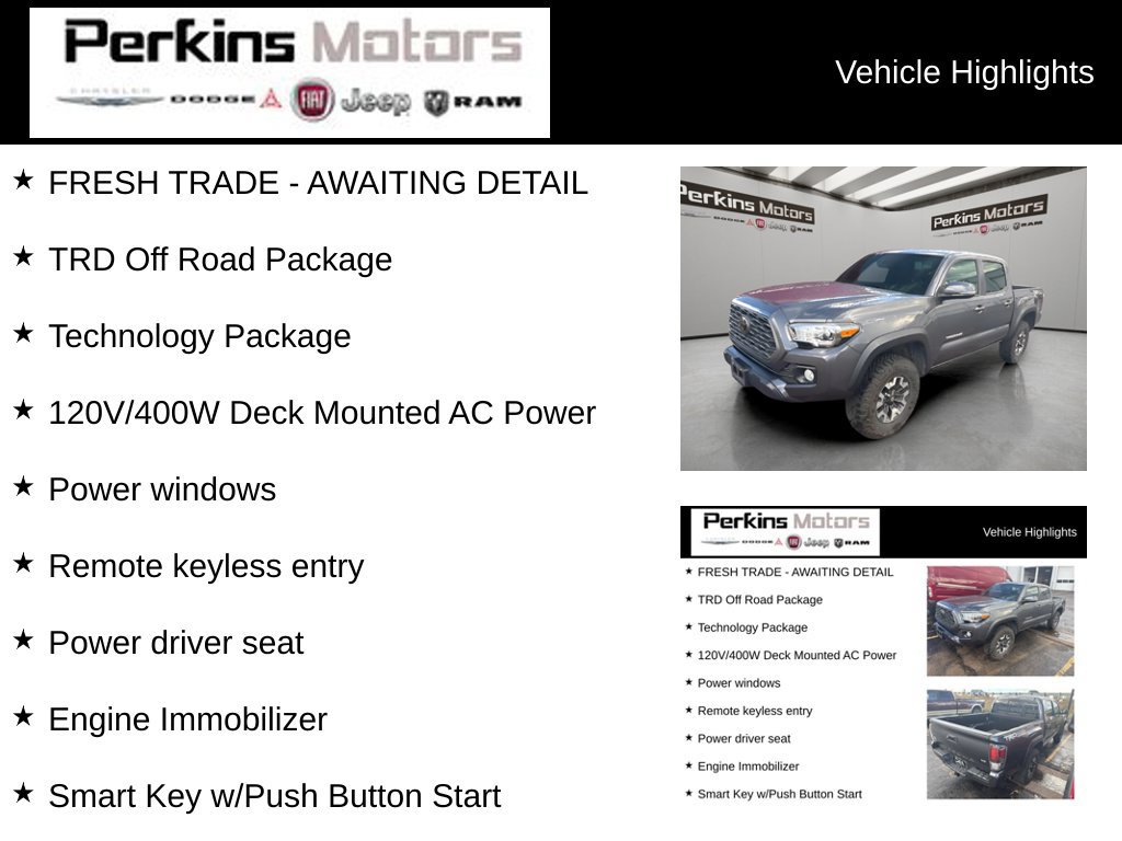 Used 2020 Toyota Tacoma TRD Off-Road w/ Technology Package AWD/4WD image 7