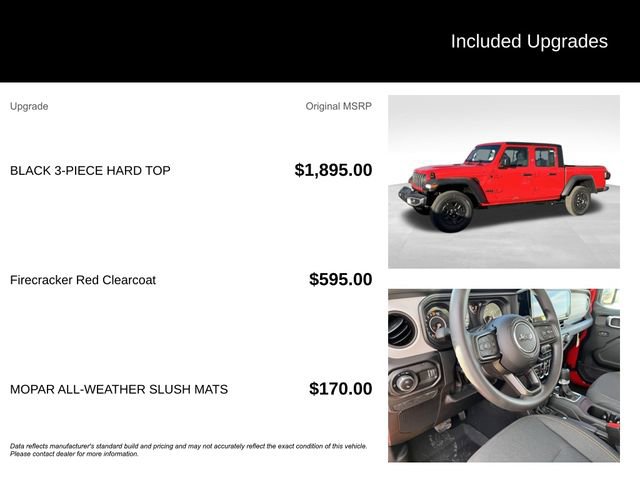 New 2026 Jeep Gladiator Sport AWD/4WD image 5