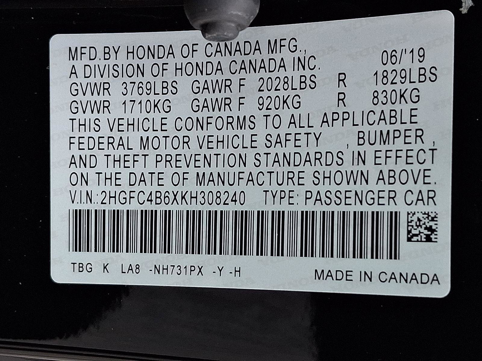 Used 2019 Honda Civic LX image 27