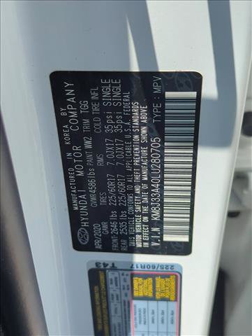 Used 2020 Hyundai Tucson Value FWD image 27