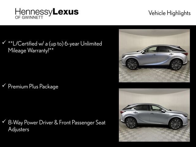 Certified 2023 Lexus RX 350 Premium Plus w/ Cold Area Package image 12