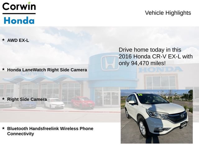 Used 2016 Honda CR-V EX-L image 6