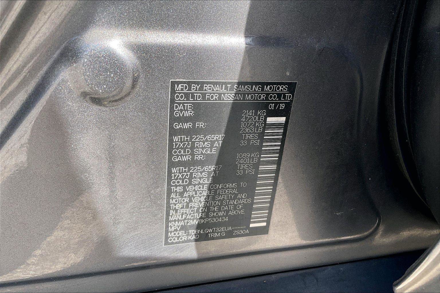 Used 2019 Nissan Rogue SV AWD/4WD image 3