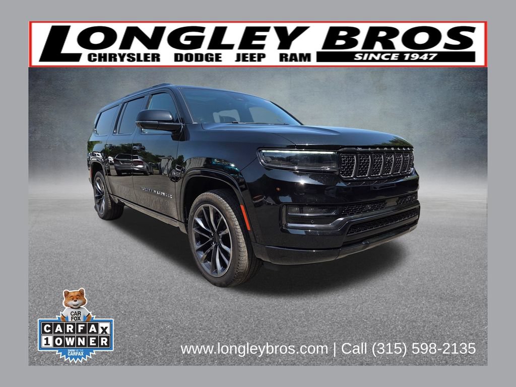 Used 2025 Jeep Grand Wagoneer L Series III w/ Rear Seat Video Group 1 AWD/4WD video 1