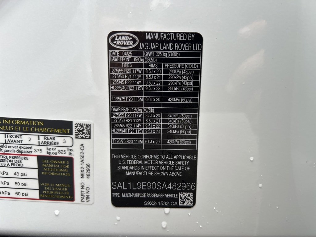 New 2025 Land Rover Range Rover Sport Dynamic SE image 30