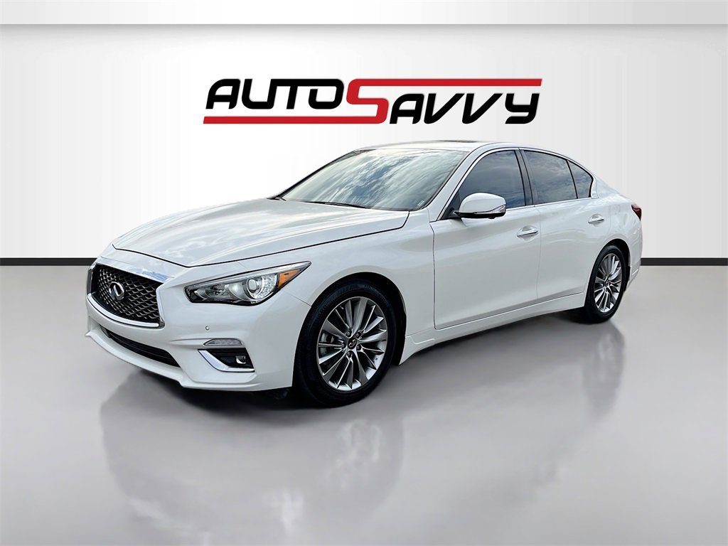 Used 2023 INFINITI Q50 Luxe w/ Cargo Package image 3